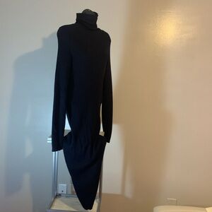 Elegant Black Long Sleeve Dress